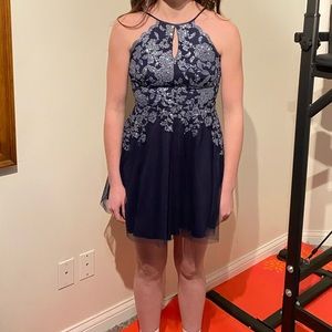 TeezeMe Navy Blue Dress